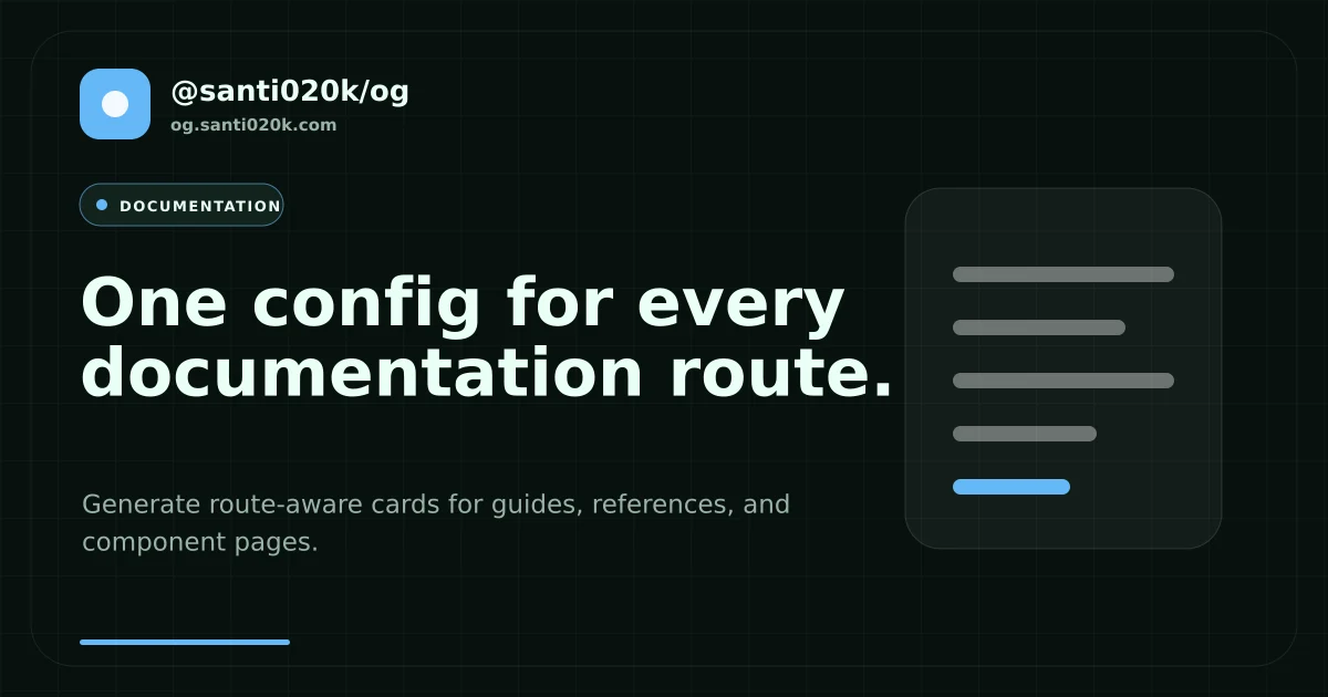 Docs Open Graph preset example